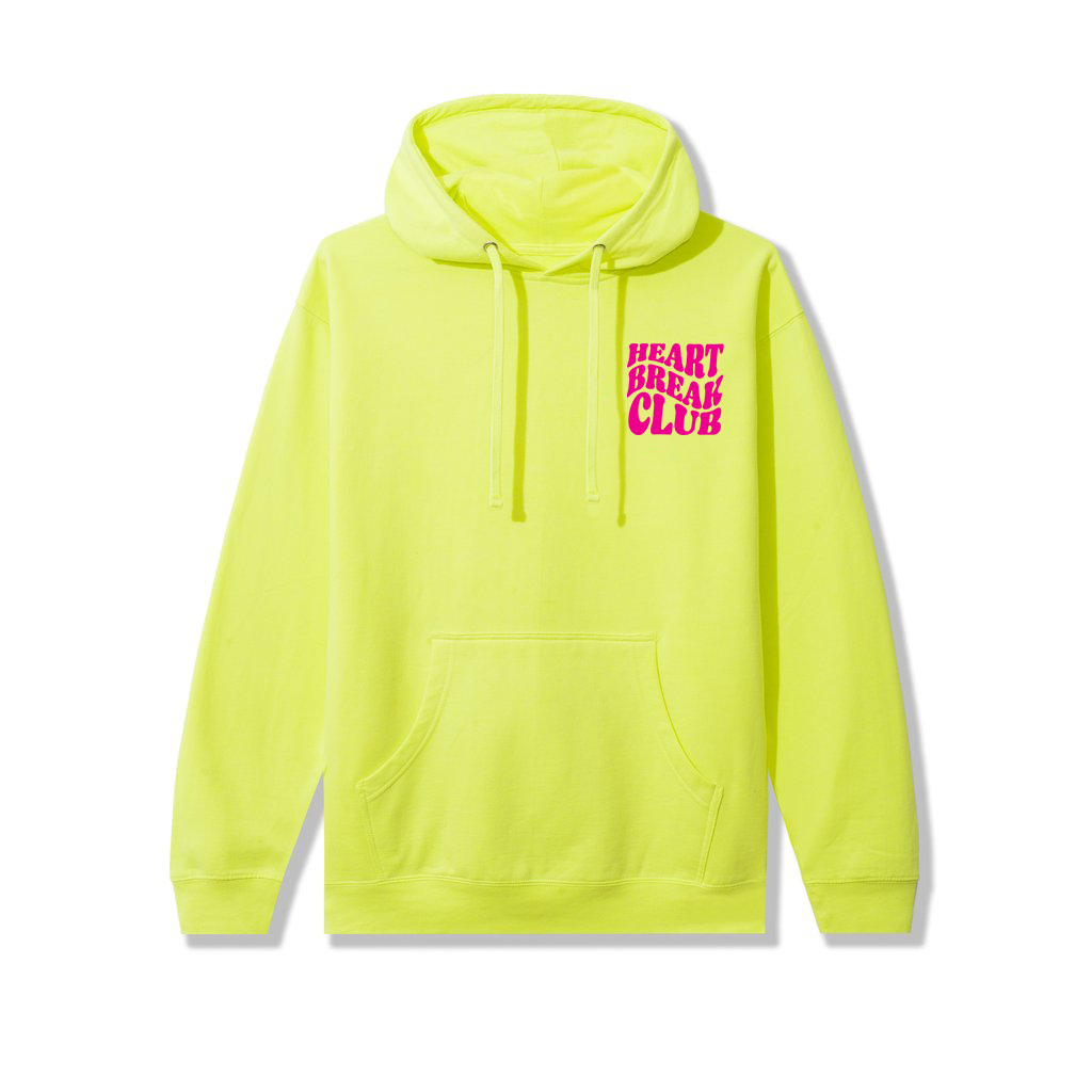 HBC NEON HOODIE HEARTBREAK CLUB