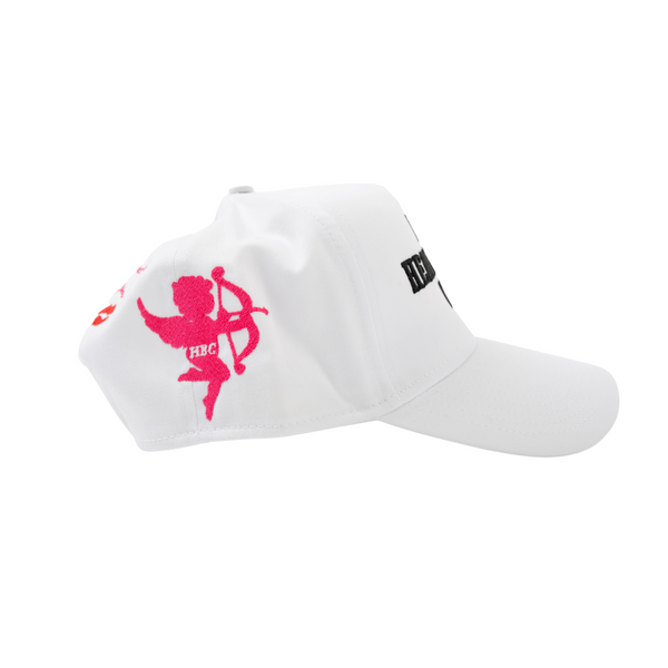 HEARTBREAK CLUB WHITE CAP