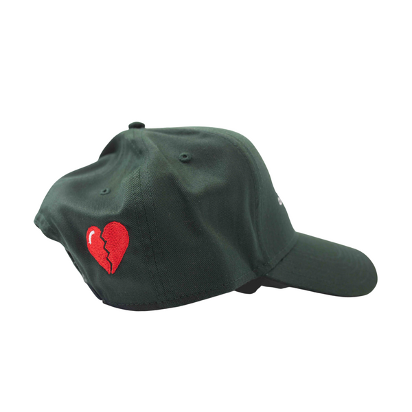 HEARTBREAK CLUB FOREST GREEN CAP