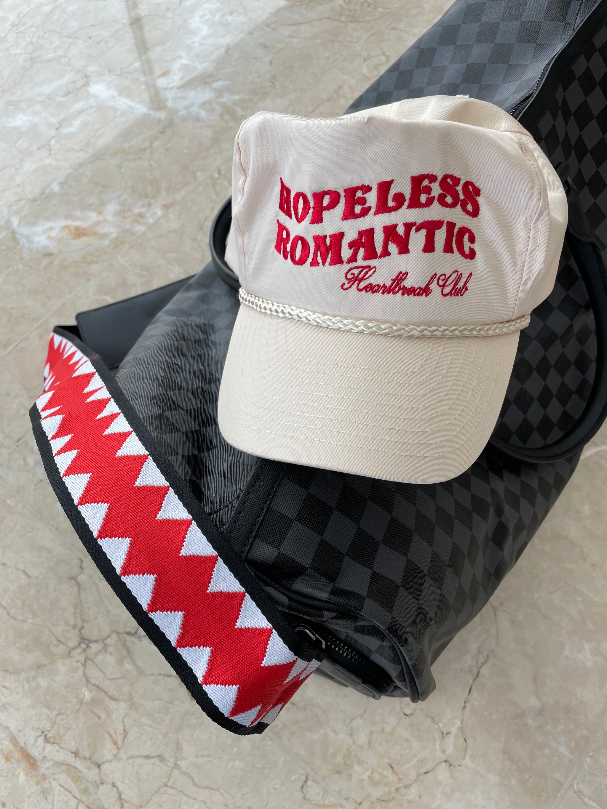 Hopeless romantic derby hat Hopeless Romantic Vintage Hat – HEARTBREAK CLUB ™ main image 4