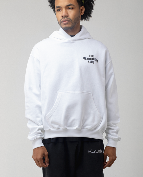 HBC PUFFY WHITE HOODIE