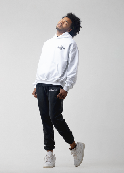 HBC PUFFY WHITE HOODIE