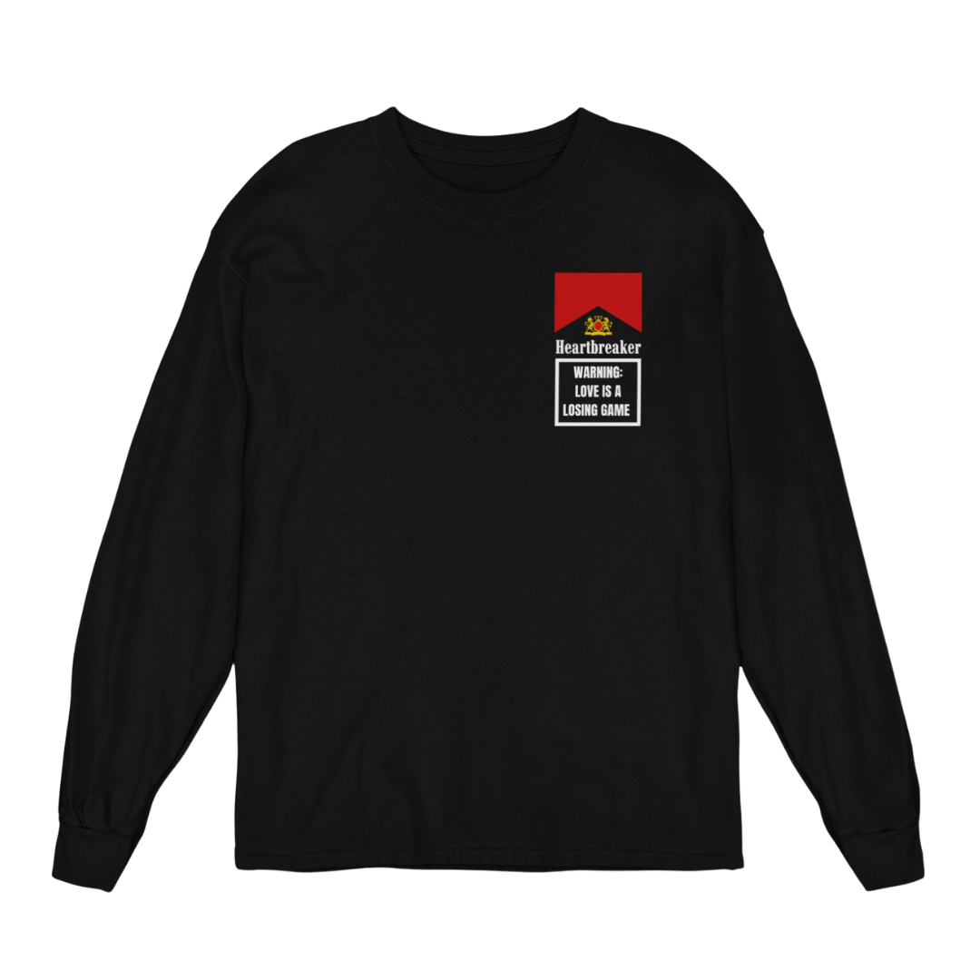 Heartbreaker Long Sleeve Tee Black