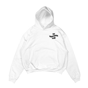 HBC PUFFY WHITE HOODIE